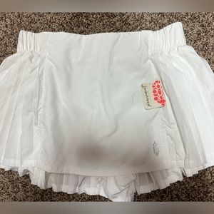 Free People Movement white tennis pleated skirt. Small